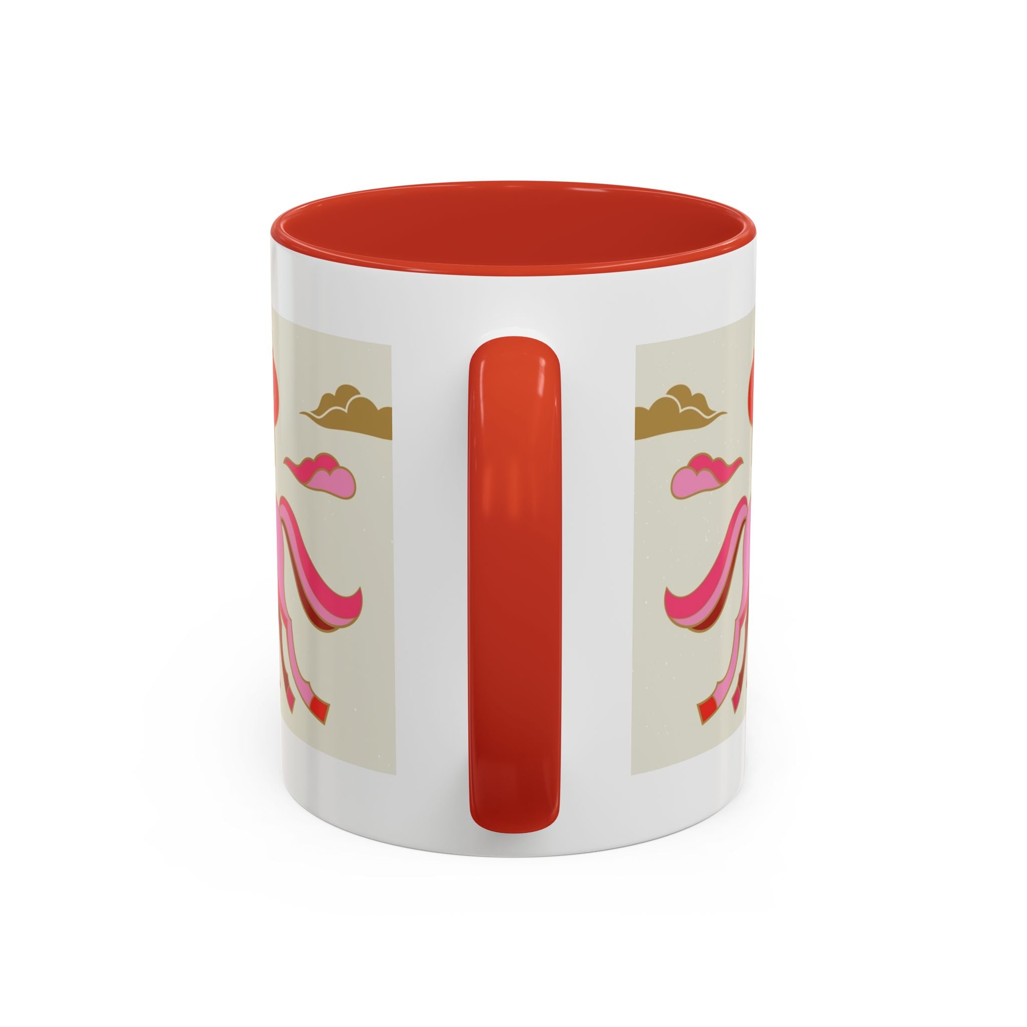 Year of the Horse Accent Coffee Mug — Chinese New Year Lucky Horse Design (11/15oz)