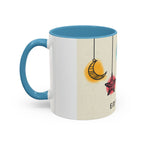 Eid Mubarak Accent Coffee Mug — Festive Crescent & Star Design (11/15 oz)