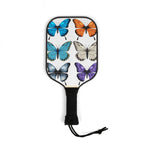 Butterfly Pickleball Paddles Set — Colorful Floral Design Kit (2 Paddles + Balls)