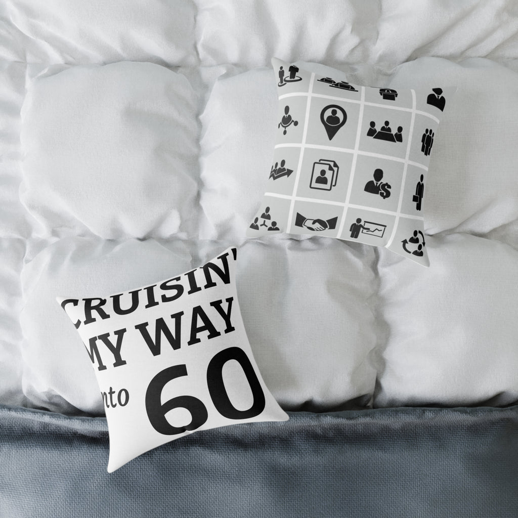 Square Poly Canvas Pillow