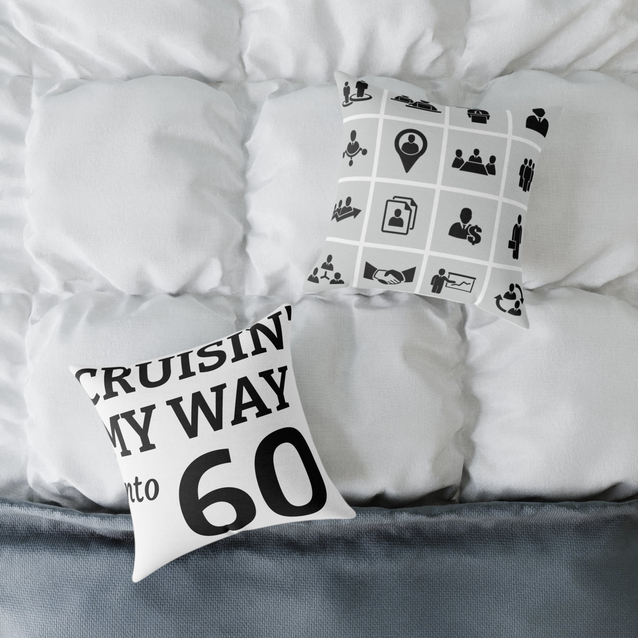 Square Poly Canvas Pillow
