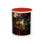 Cosmic Astronaut Accent Coffee Mug — Galaxy Space Art 11/15oz