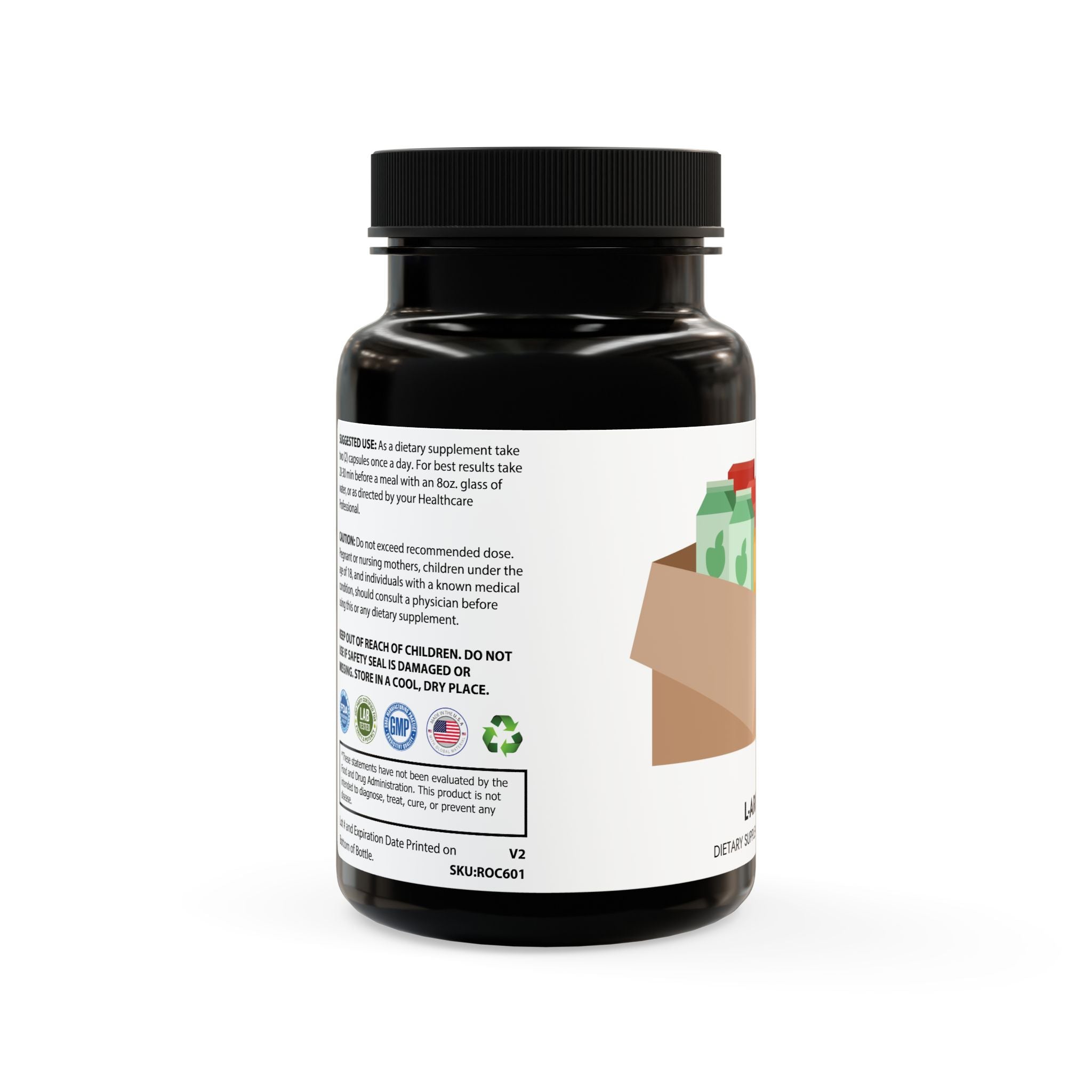 L-Arginine Supplement (60 Capsules)