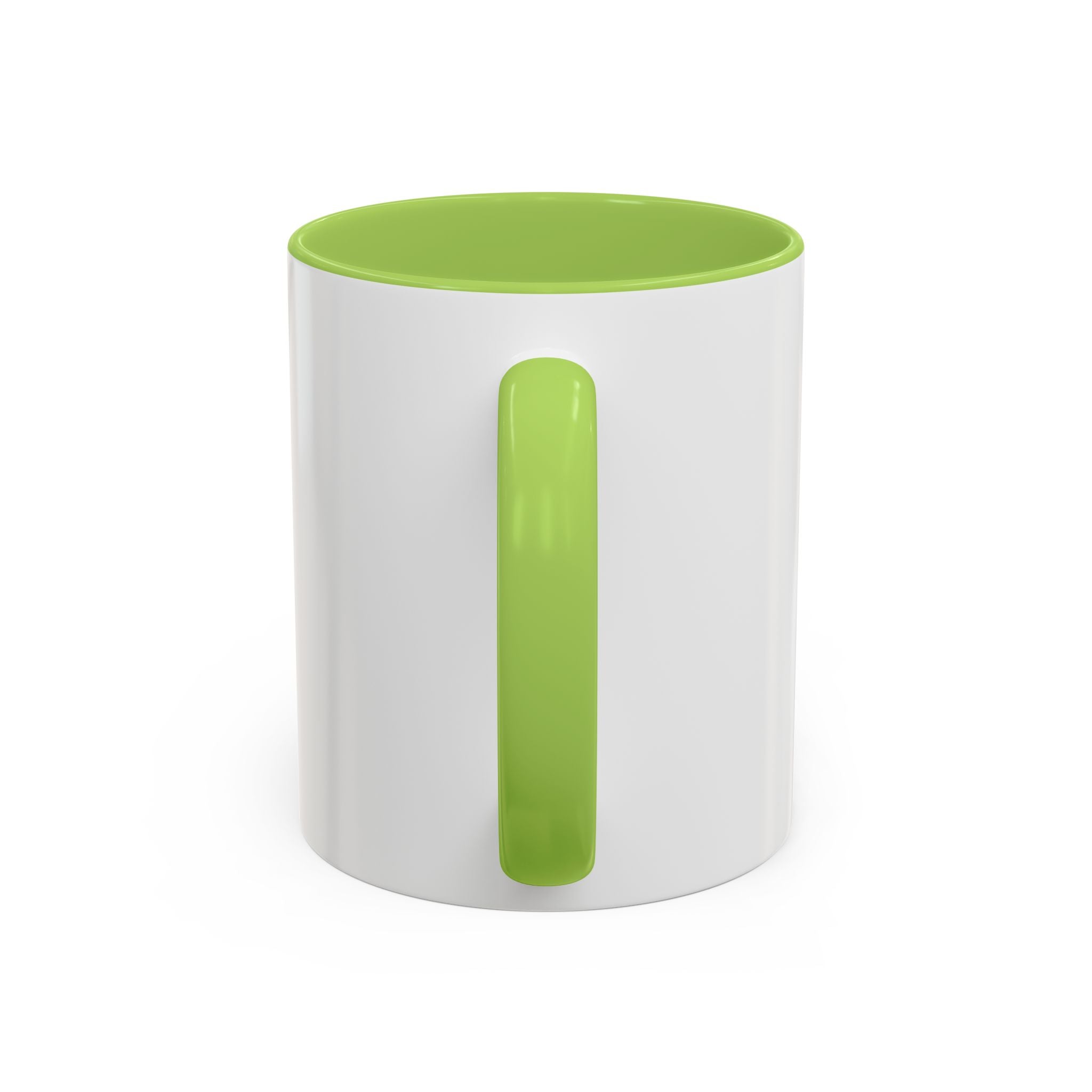 Apple Branch Accent Coffee Mug — Watercolor Fruit Kitchen Mug (11/15oz)