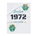 Limited Edition 1972 Fleece Blanket – Retro Birthday Earth Day Gift