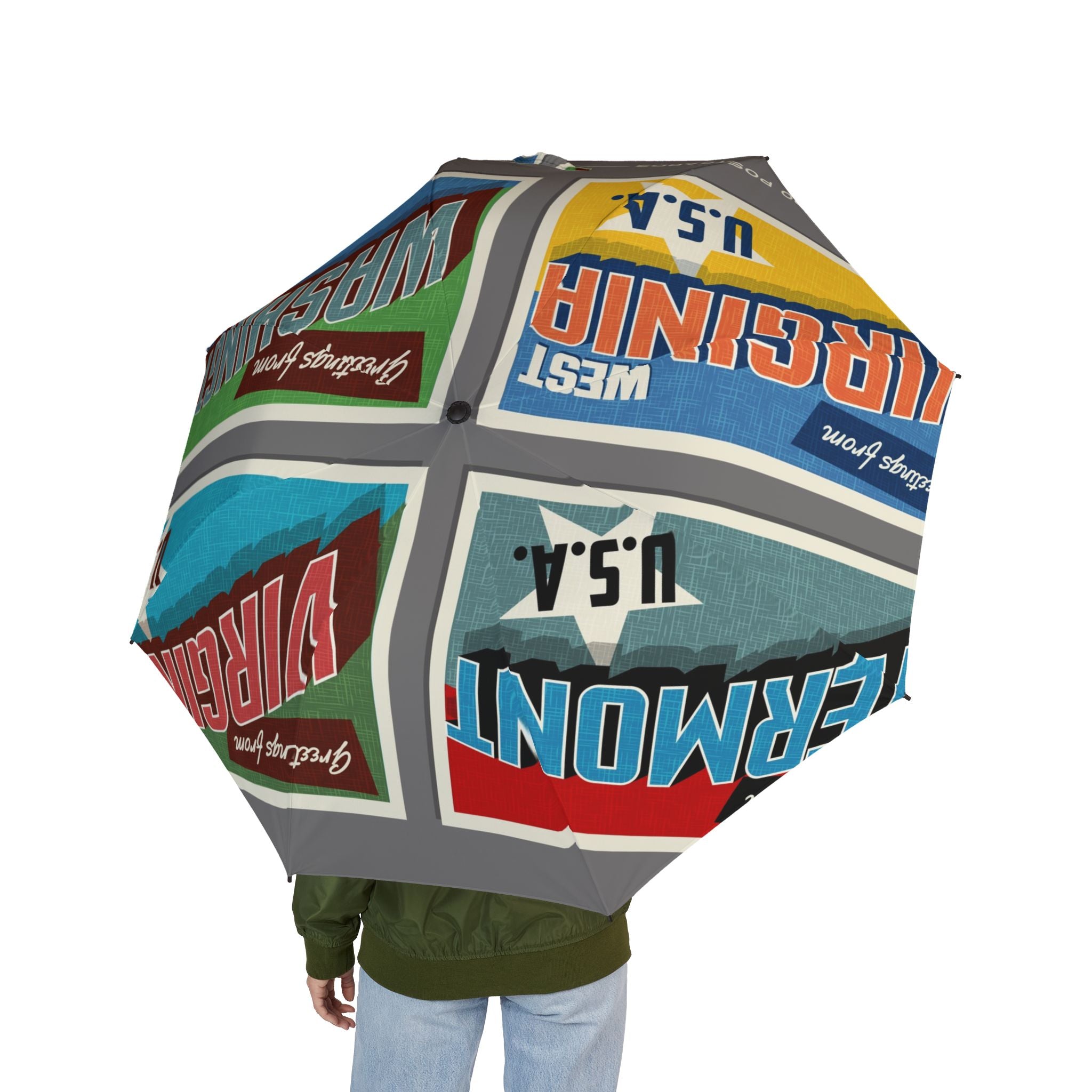 Semi-Automatic Foldable Umbrella