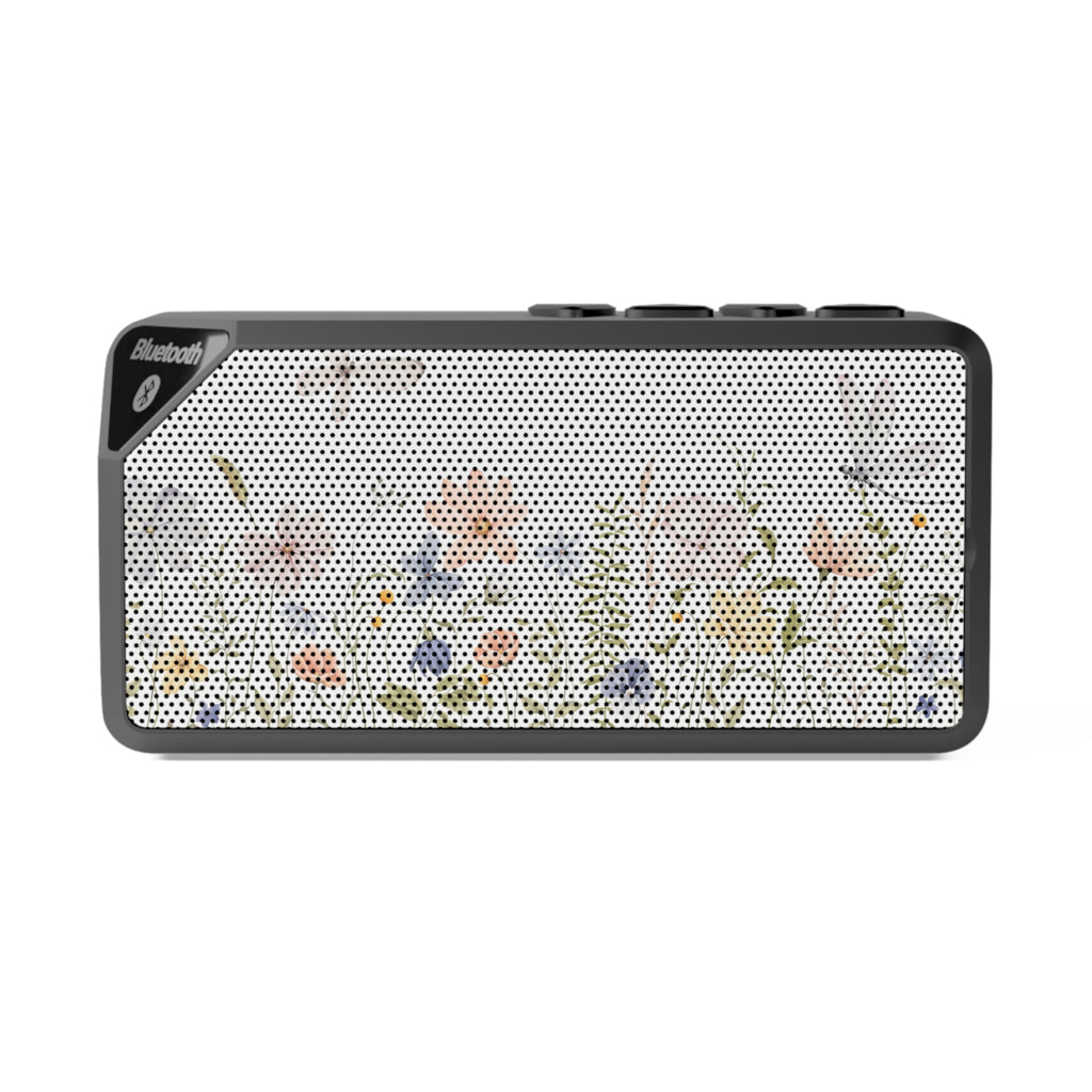 Bluetooth Speaker — Vintage Floral Grille Portable Speaker
