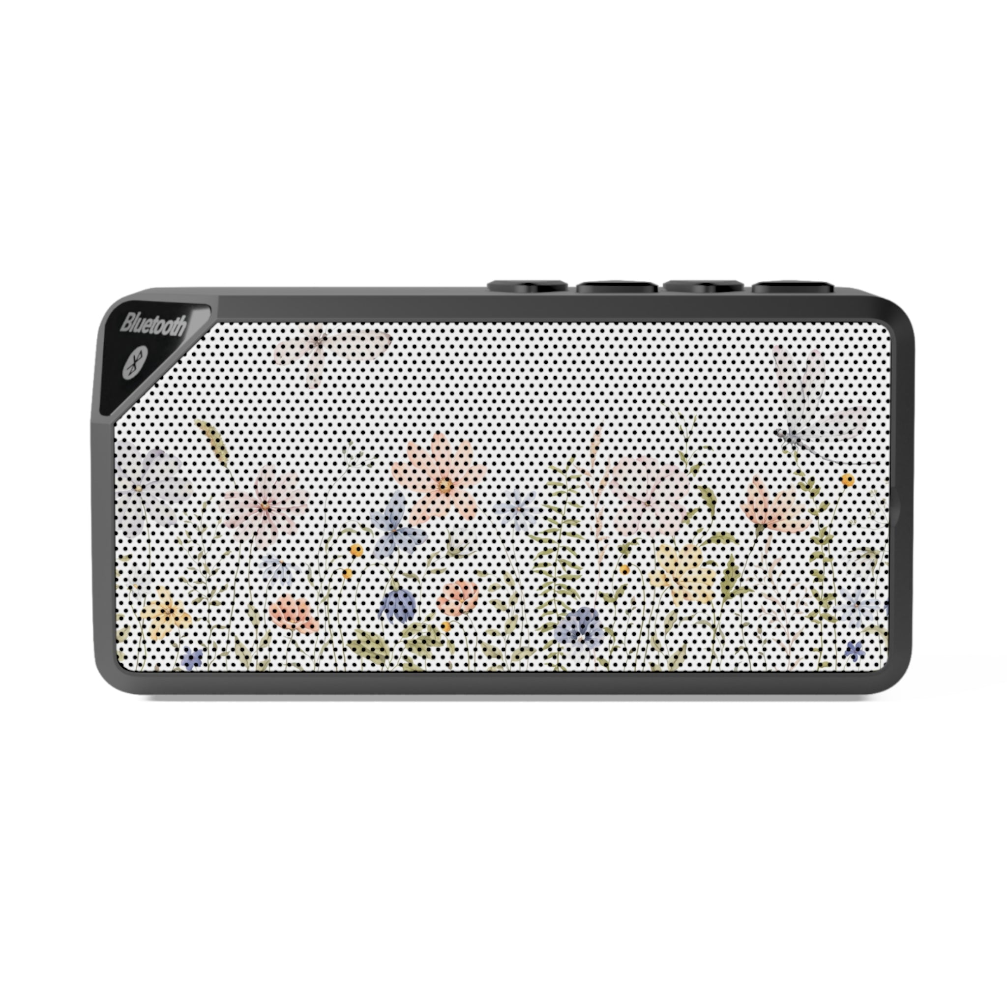 Bluetooth Speaker — Vintage Floral Grille Portable Speaker