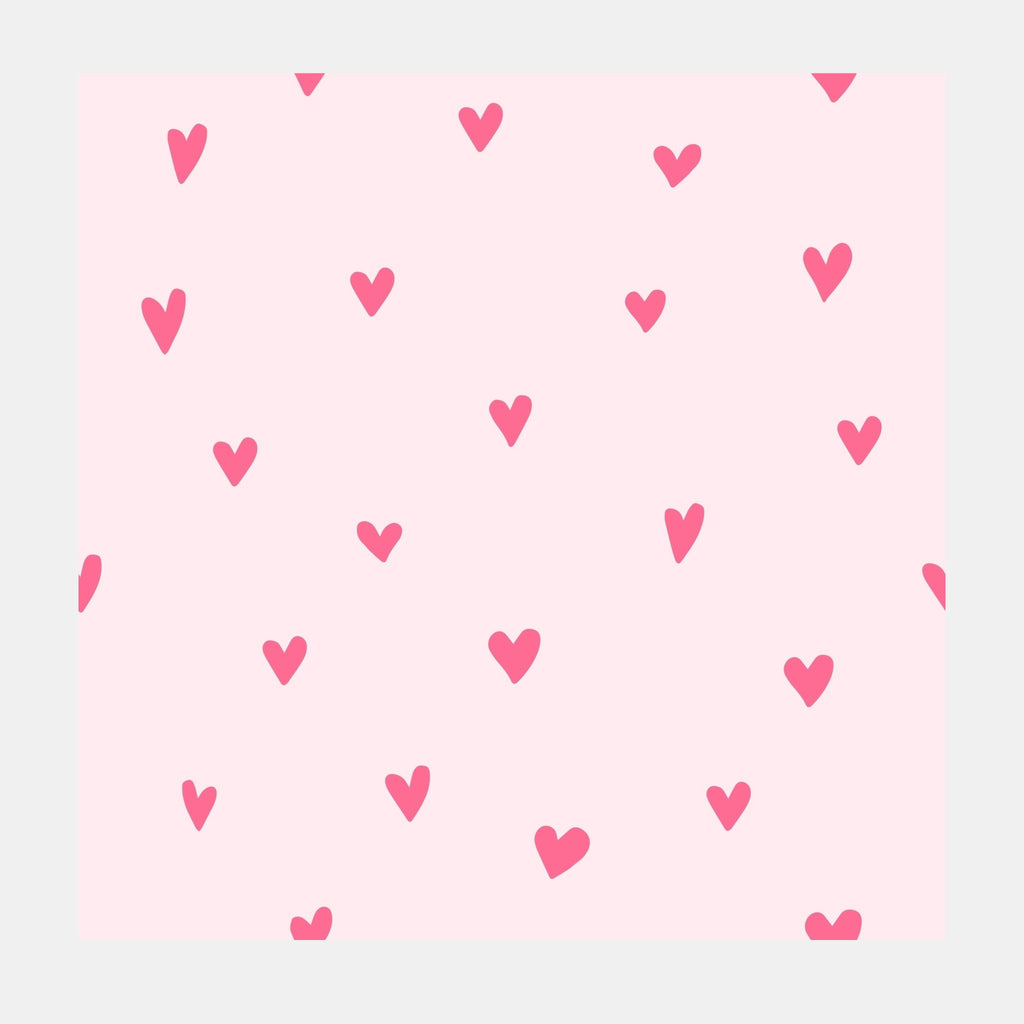 Clear Stadium Tote — Pink Heart Pattern PVC Game Day Bag