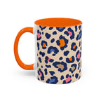 Colorful Leopard Print Accent Coffee Mug – 11/15oz