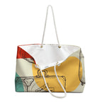 Vintage Travel Sketches Weekender Bag | Retro Luggage Illustration Tote