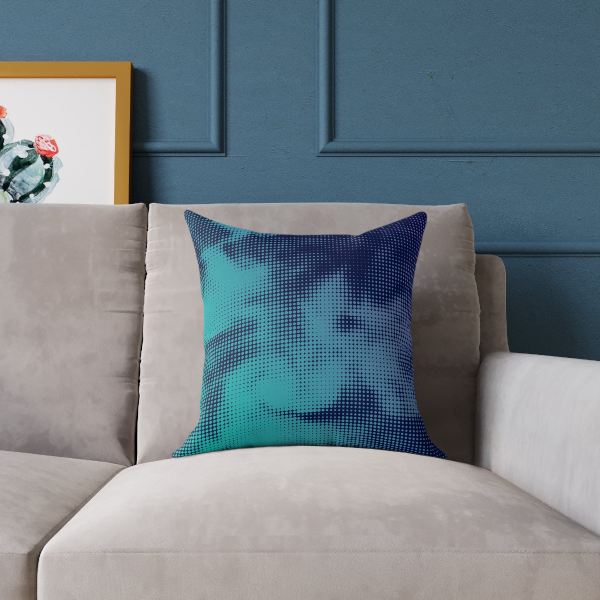 Square Poly Canvas Pillow