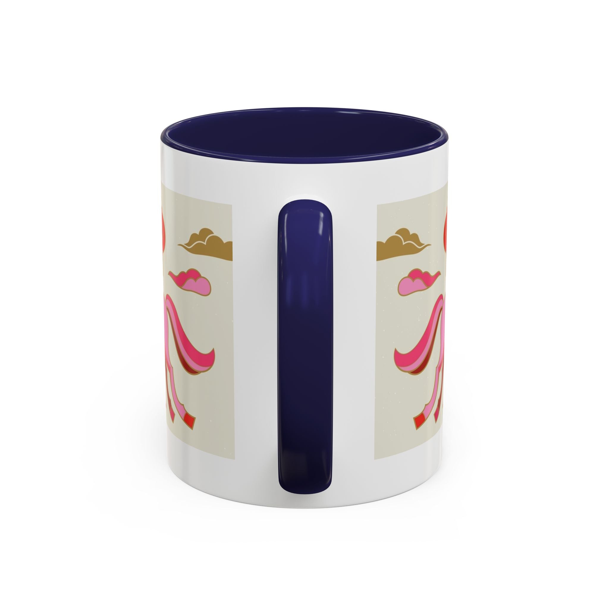 Year of the Horse Accent Coffee Mug — Chinese New Year Lucky Horse Design (11/15oz)
