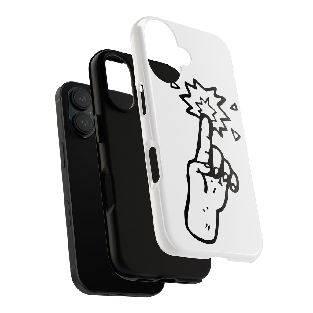 Phone Case – Snap Finger Line Art Design