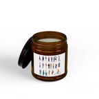 Scented Soy Candles with Black Lid, (4 and 9oz)