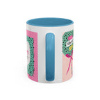 Valentine’s Day Leopard Coffee Mug - "Wild About You" Accent Mug