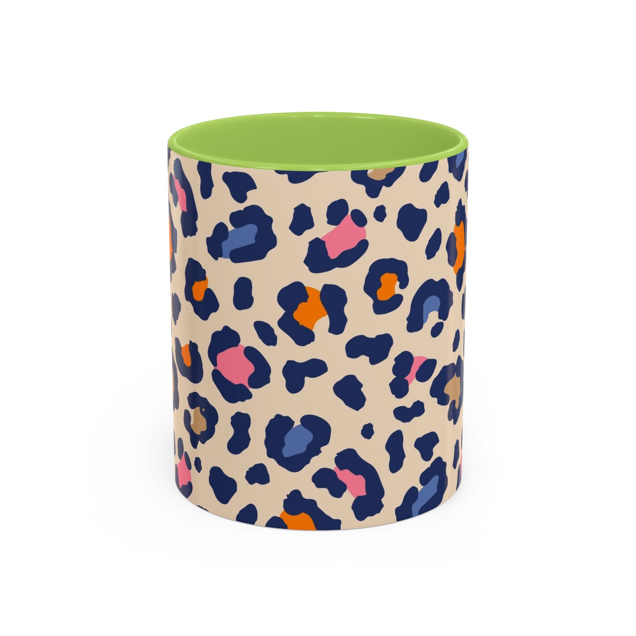 Colorful Leopard Print Accent Coffee Mug – 11/15oz