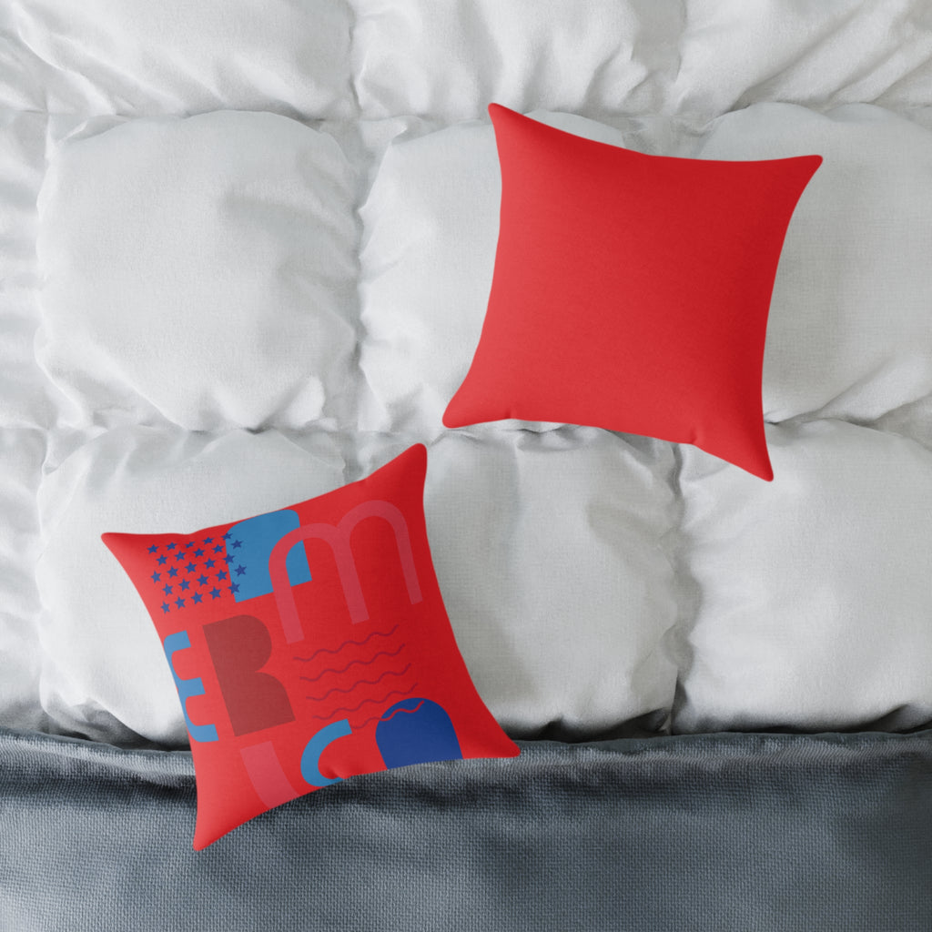 Square Poly Canvas Pillow
