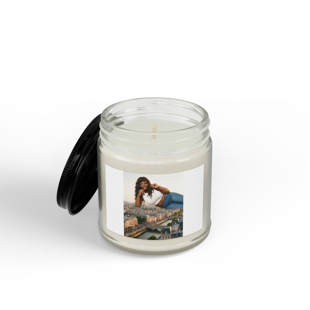 Scented Soy Candles with Black Lid, (4 and 9oz)