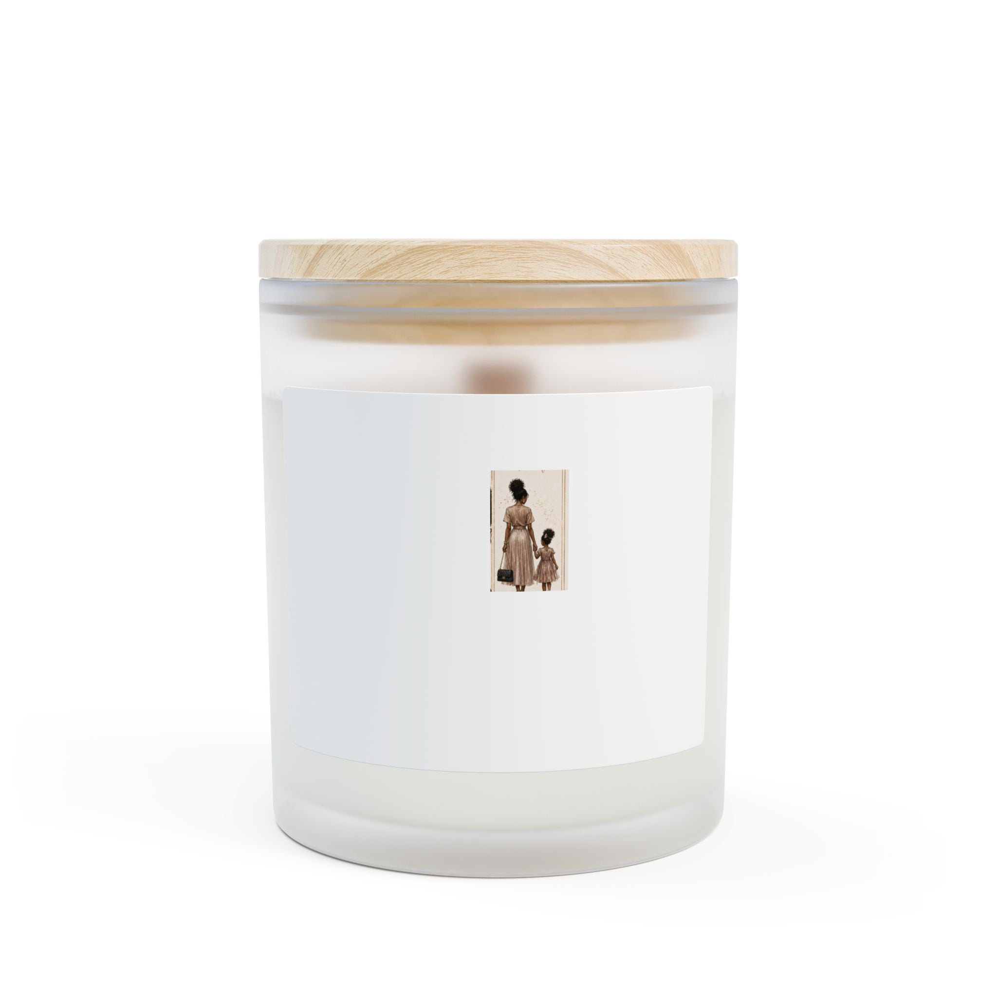 Frosted Glass Candle, 11oz