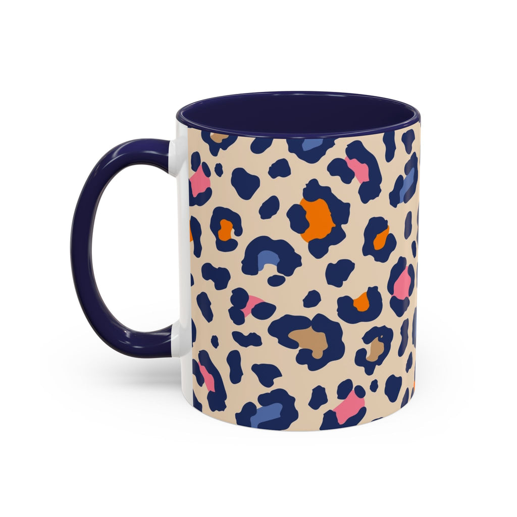 Colorful Leopard Print Accent Coffee Mug – 11/15oz