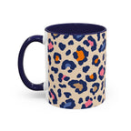 Colorful Leopard Print Accent Coffee Mug – 11/15oz
