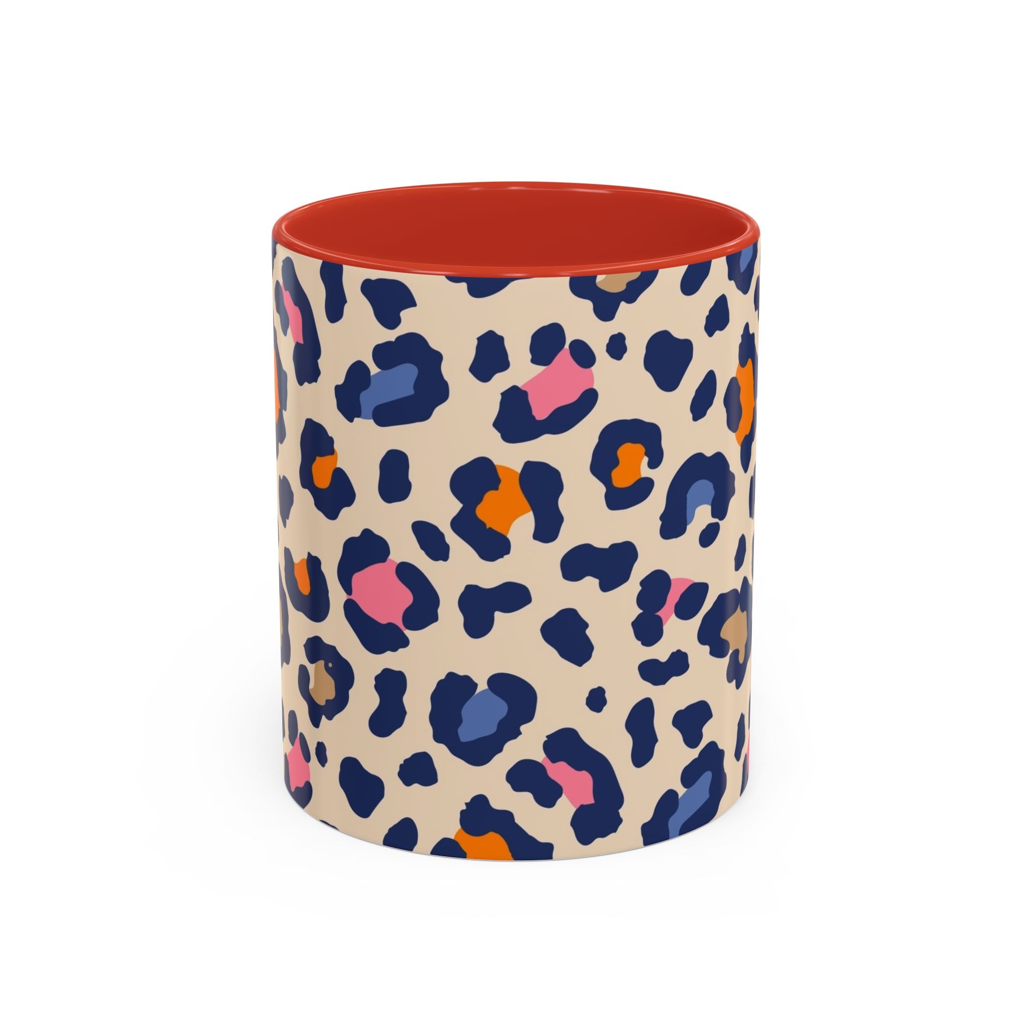 Colorful Leopard Print Accent Coffee Mug – 11/15oz