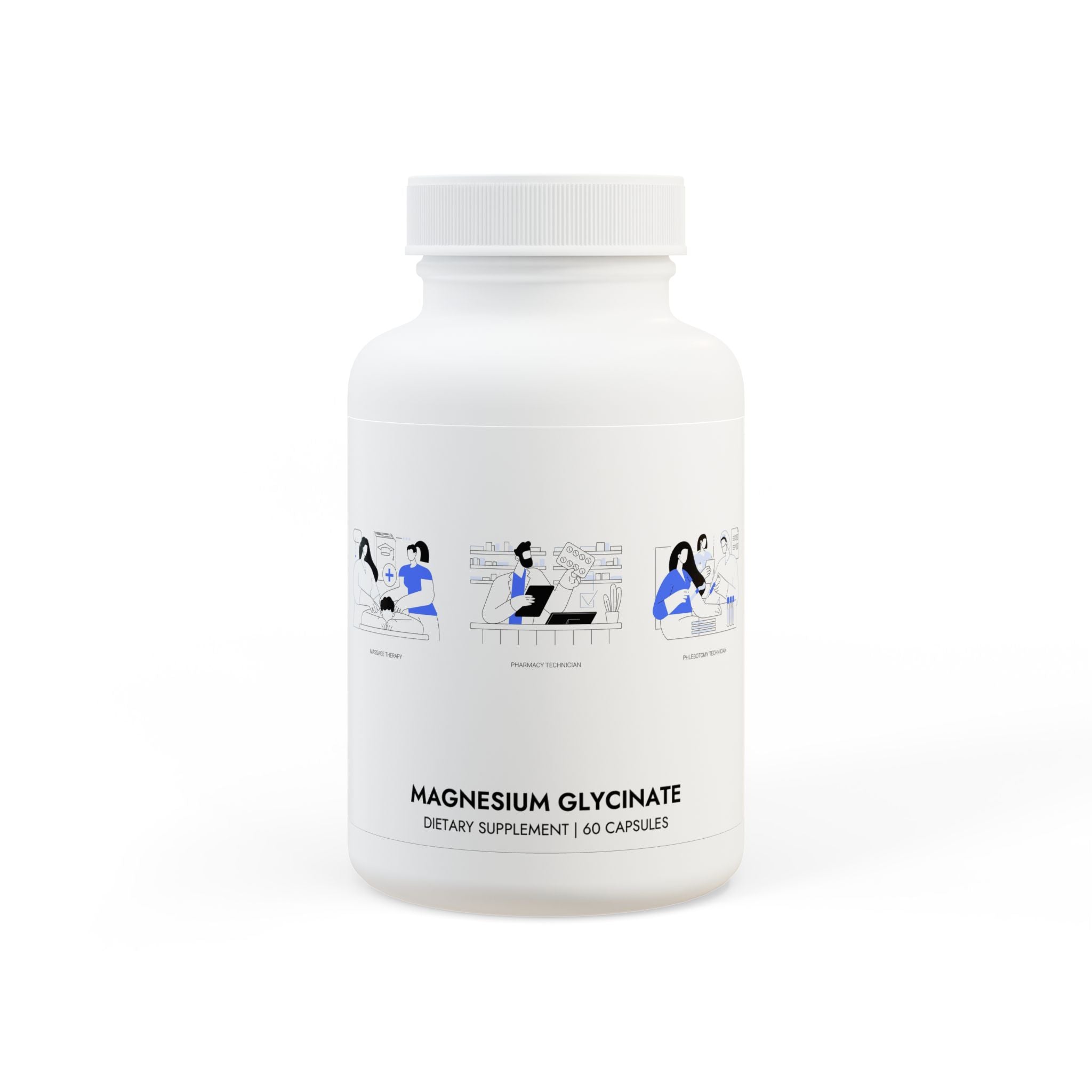 Magnesium Glycinate Supplement (60 Capsules)