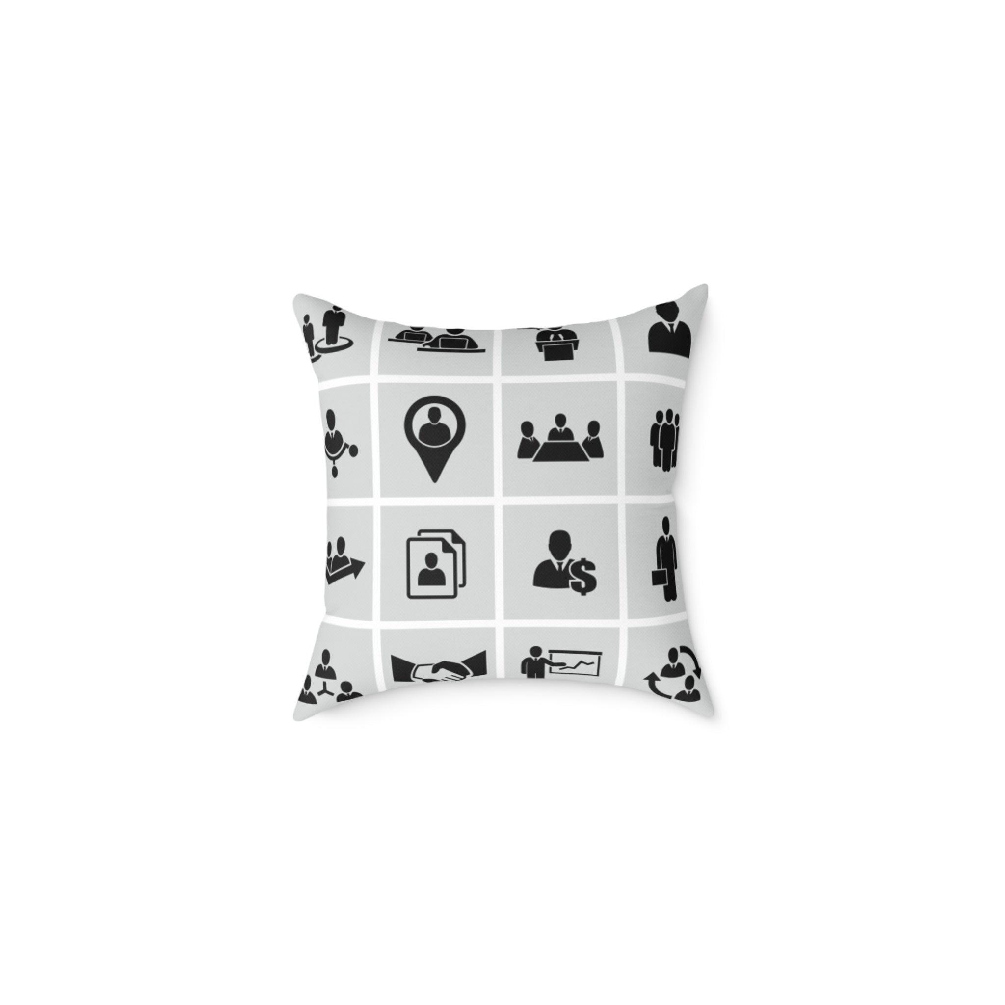 Square Poly Canvas Pillow