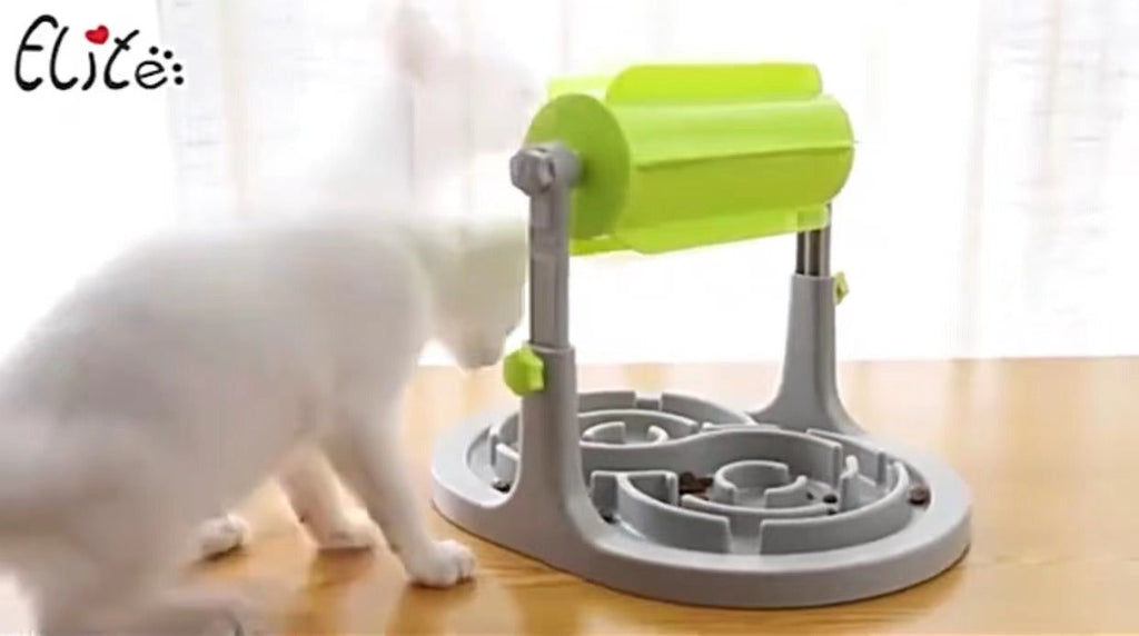 Interactive Pet Food Bowl Puppy Slow Feeder Puzzle Toy Feed For Dog