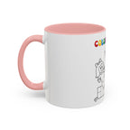 Coloring Book Coffee Mug — Kids Holiday Coloring Design (11/15oz Accent Mug)