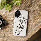 Phone Case – Snap Finger Line Art Design