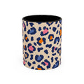 Colorful Leopard Print Accent Coffee Mug – 11/15oz