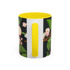 Apple Blossom Accent Coffee Mug – Floral Fruit Ceramic Mug (11/15oz)