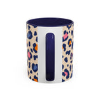 Colorful Leopard Print Accent Coffee Mug – 11/15oz
