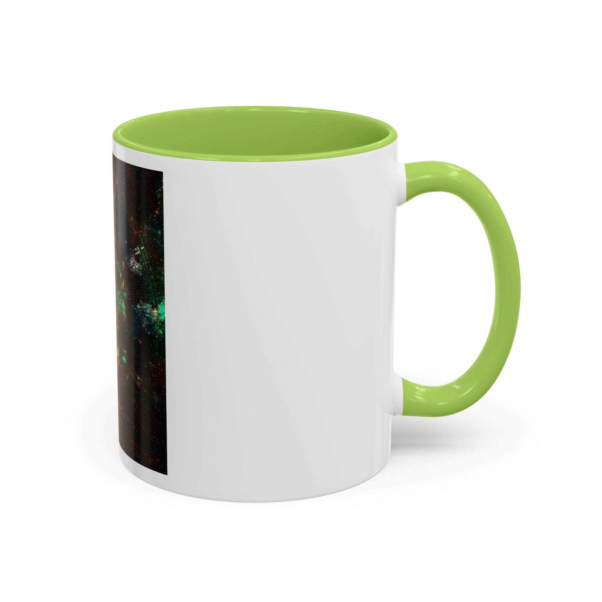 Cosmic Astronaut Accent Coffee Mug — Galaxy Space Art 11/15oz