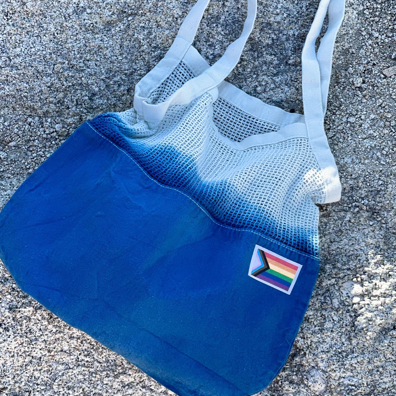 Tie-Dye Market tote Bag