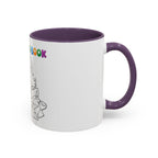 Coloring Book Coffee Mug — Kids Holiday Coloring Design (11/15oz Accent Mug)