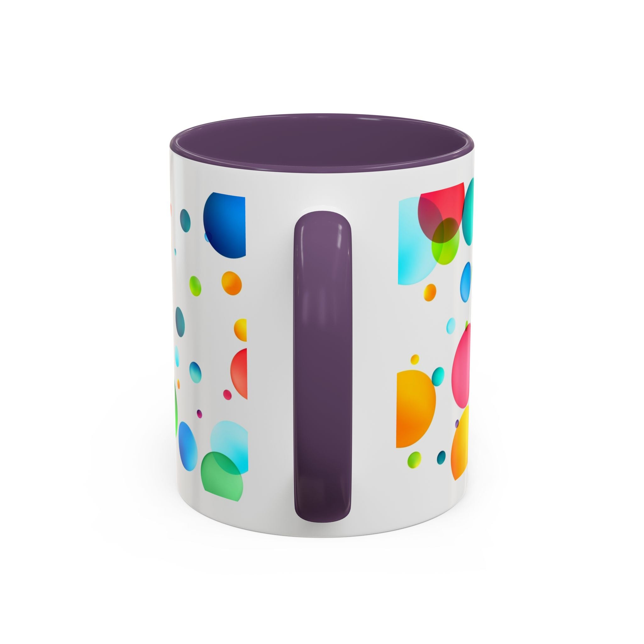Colorful Bubble Accent Coffee Mug — Vibrant Pop Art 11/15oz
