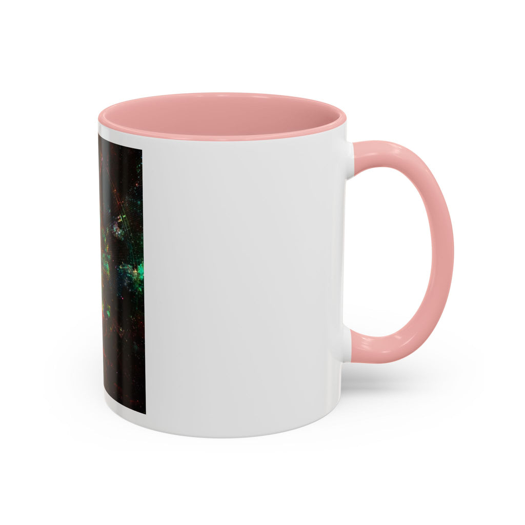 Cosmic Astronaut Accent Coffee Mug — Galaxy Space Art 11/15oz