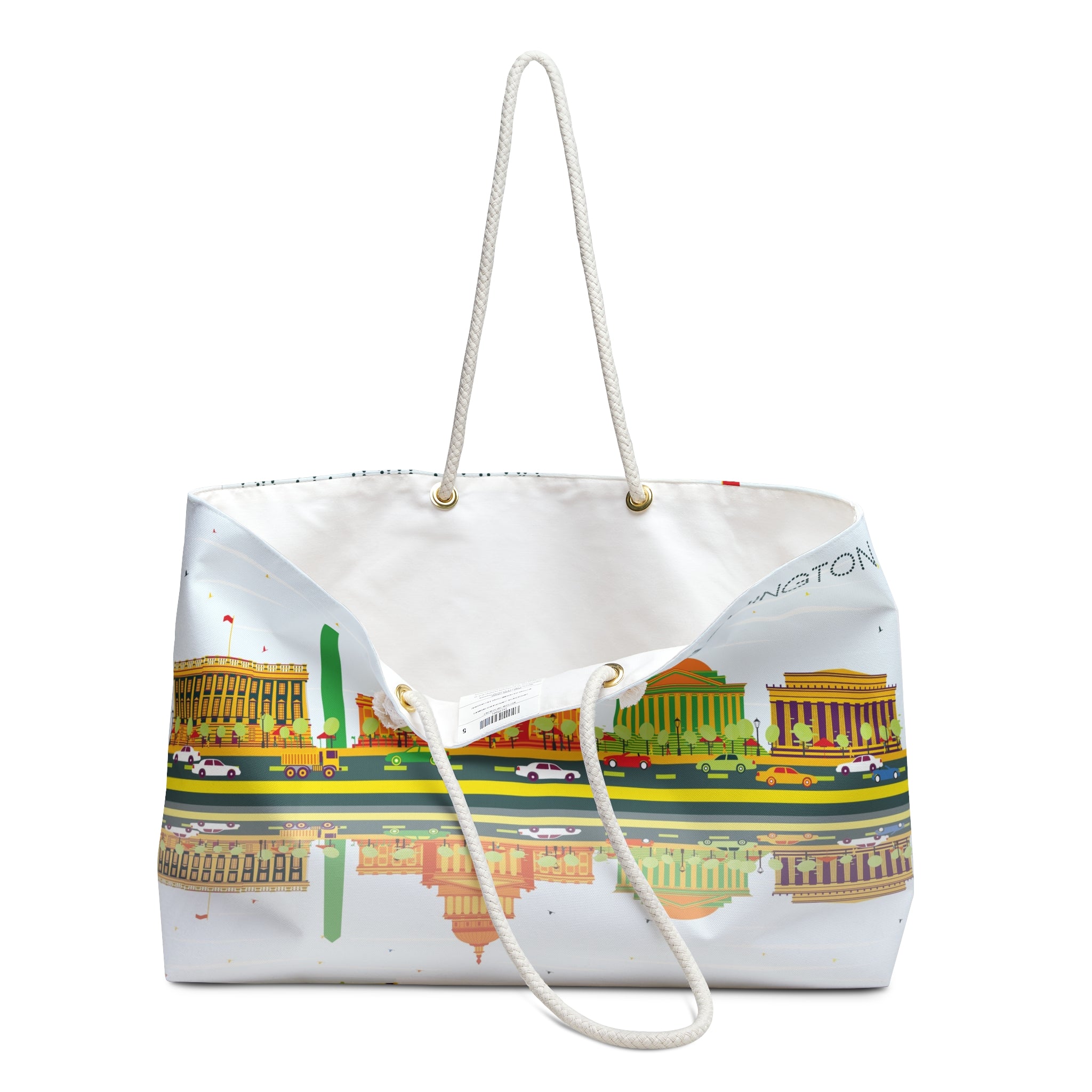 Washington DC skyline Weekender Bag | Capitol, Monument, National Mall