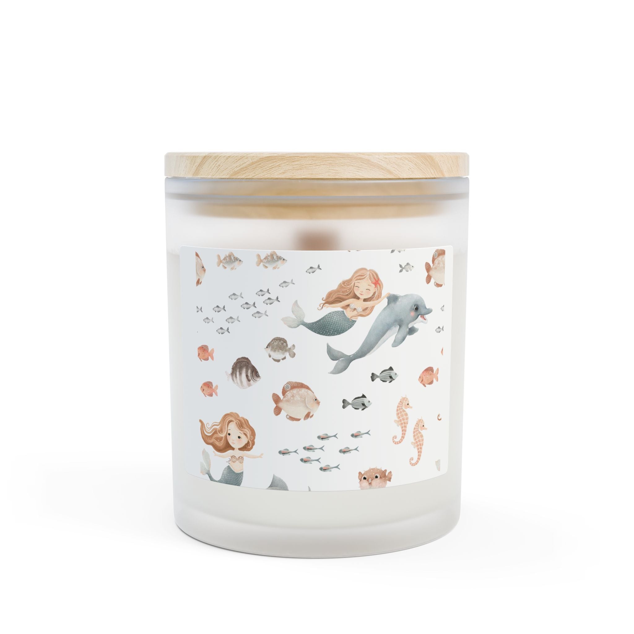 Frosted Glass Candle, 11oz