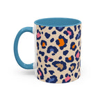 Colorful Leopard Print Accent Coffee Mug – 11/15oz
