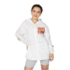 Boxer Illustration Windbreaker Jacket | Red Gloves Boxing Artwork