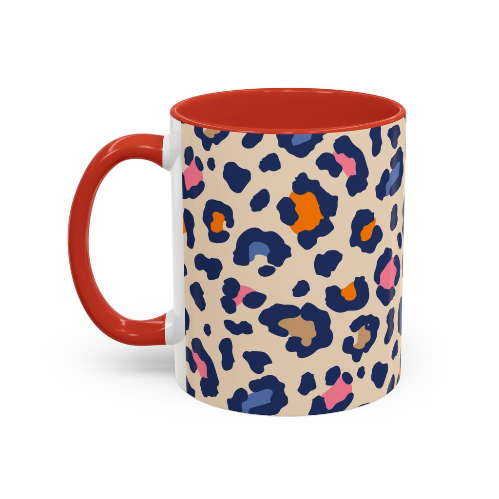 Colorful Leopard Print Accent Coffee Mug – 11/15oz