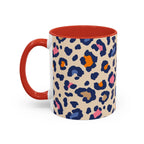 Colorful Leopard Print Accent Coffee Mug – 11/15oz