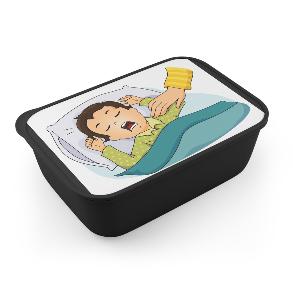 PLA Bento Box with Band and Utensils