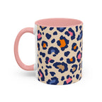Colorful Leopard Print Accent Coffee Mug – 11/15oz