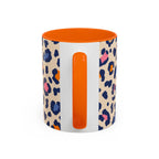 Colorful Leopard Print Accent Coffee Mug – 11/15oz