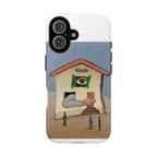 Surreal House Eye Phone Case – Artistic Abstract Home Design Protective Cover